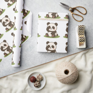 Papier Cadeau Moment Shy Panda