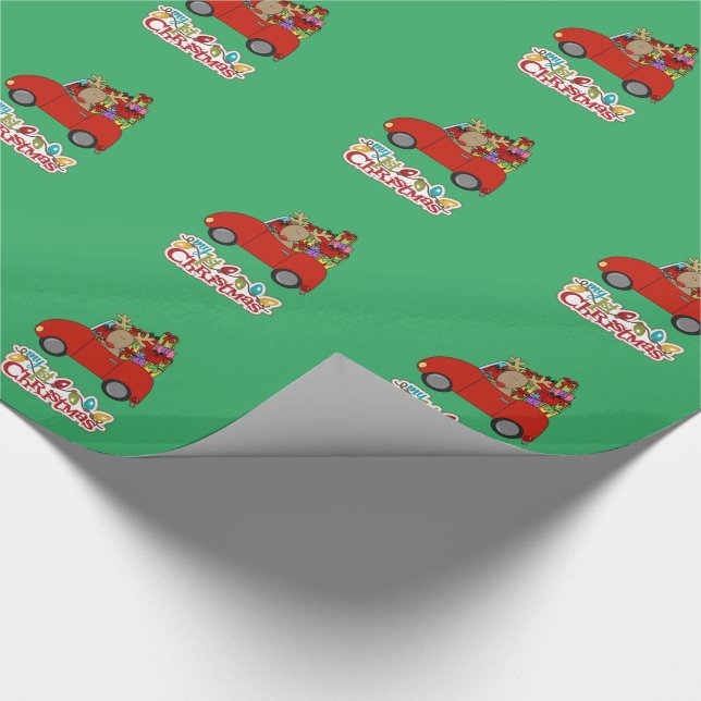 Papier Cadeau Mon 1er rennes de Noël (Coin)