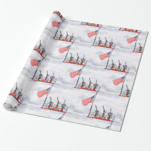 Papier Cadeau Mon Hommage Aux Pompiers Maritimes