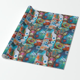 Papier Cadeau Mon papier d'emballage de cerfs communs (mat)