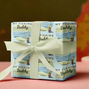 Papier Cadeau Mon rouleau de papier à envelopper pour ami de pêc