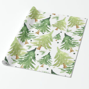 Papier Cadeau Monogramme rustique moderne Papier d'emballage de