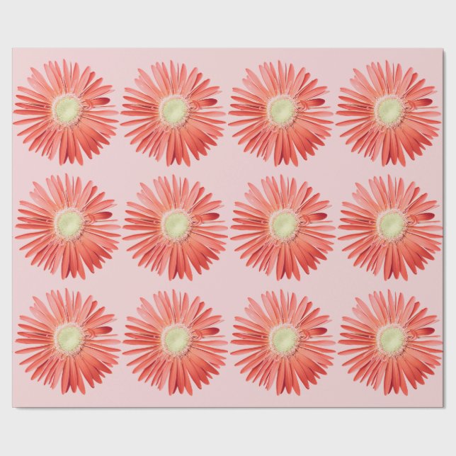 Papier Cadeau Montana Fleurs sauvages en rose (Couture)