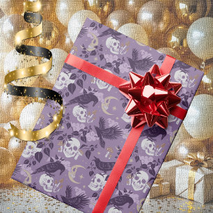 Papier Cadeau Moody Color Halloween Motif Wrapper Paper Roll