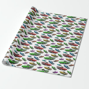 Papier Cadeau Mopar 1969 Plymouth Road Runner Classic Muscle Car