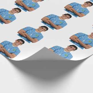 Papier Cadeau Moroccan Football Player Stickers