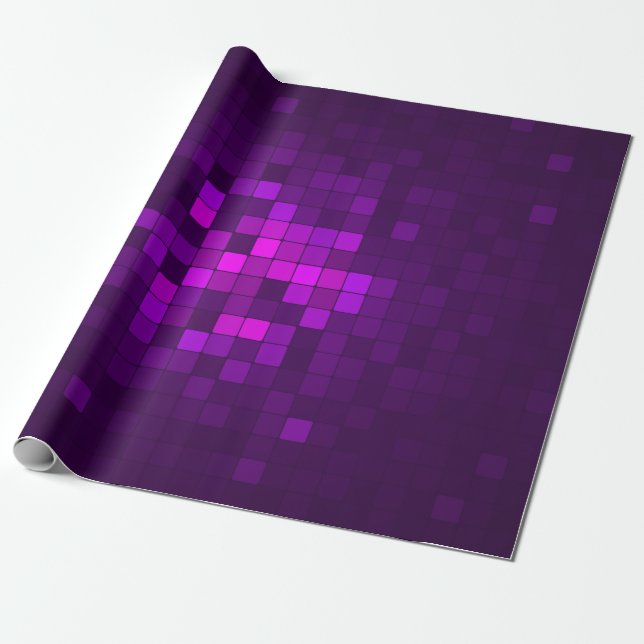 Papier Cadeau mosaïque carré Abstraite. arrière - plan, abstrait (Déroulé)