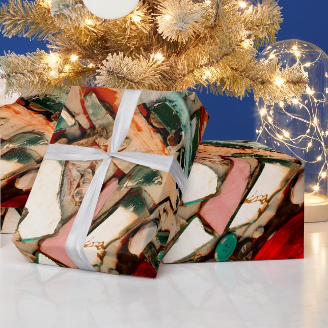 Papier Cadeau Mosaïque colorée (Vacances)