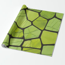 Mosaïque géométrique verte Abstraite