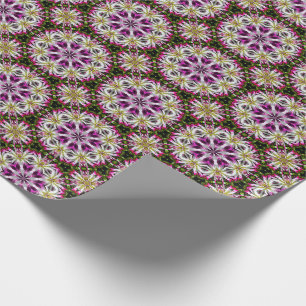 Papier Cadeau Motif Abstrait Dahlia