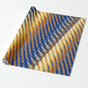 Papier Cadeau motif abstrait moderne et transparent