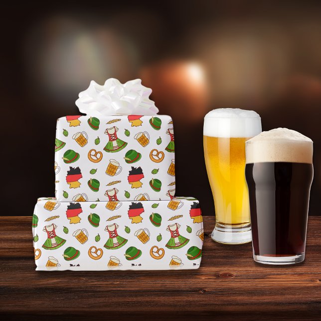Papier Cadeau Motif allemand (Créateur téléchargé)