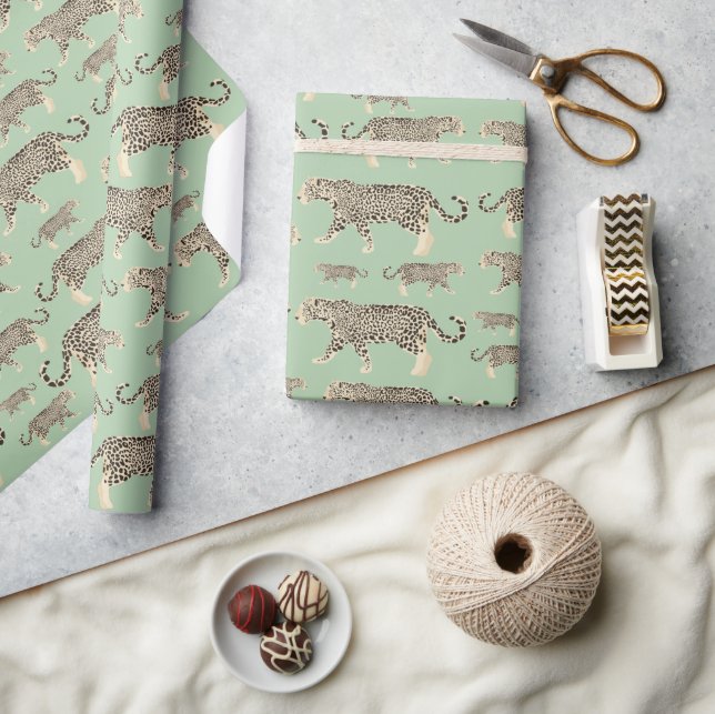 Papier Cadeau Motif animal Jungle Jaguar (Artisanat)