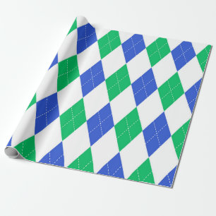 Papier Cadeau Motif Argyll Classique - Fête de Golf