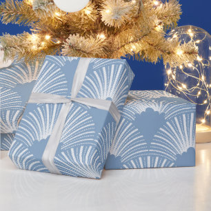 Papier Cadeau Motif art déco rose sur emballage arrière - plan b