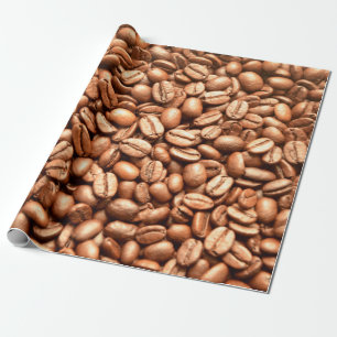 Papier Cadeau Motif Barista Coffeehouse Coffeehouse Coffee Beans