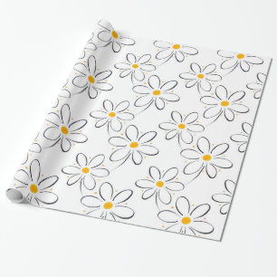 Papier Cadeau Motif blanc