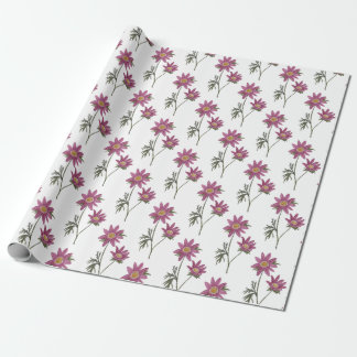 Papier Cadeau Motif blanc Dill Daisy Wrapy