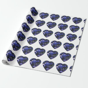 Papier Cadeau Motif cardiaque