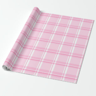 Papier Cadeau Motif carreau rose