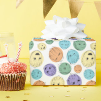 Papier Cadeau Motif Cercle coloré Groot
