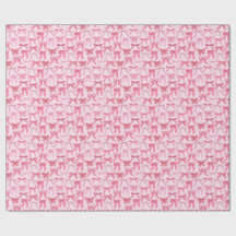 motif charmant de nœud rose
