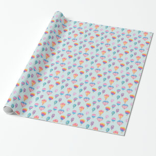 Papier Cadeau Motif chaud de ballon à air