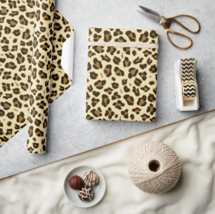 Papier Cadeau Motif chic Leopard