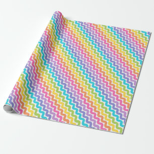 Papier Cadeau Motif coloré funky