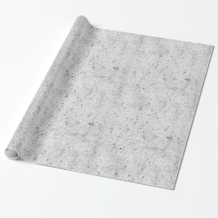 Papier Cadeau Motif concret moderne noir et blanc