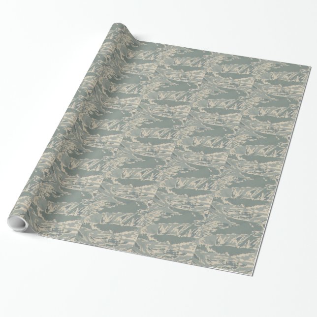 Papier Cadeau Motif d'ABU de l'Armée de l'Air (Déroulé)