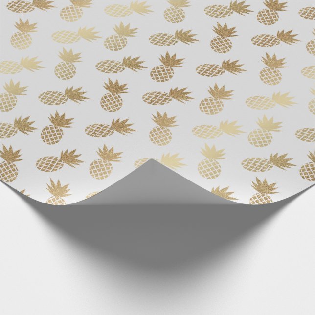 Papier Cadeau Motif d'ananas (Coin)