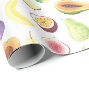 Papier Cadeau Motif d'aquarelle couleur rustique
