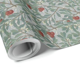 Papier Cadeau Motif d'art décoratif William Morris Arbutus