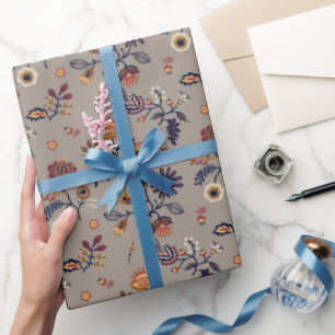 Papier Cadeau Motif d'art populaire