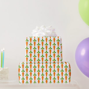 Papier Cadeau Motif de carotte artisanat ou cadeau