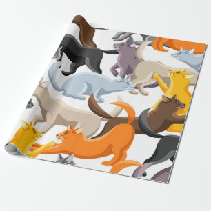 Papier Cadeau Motif de chat