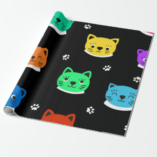 Papier Cadeau Motif de chat