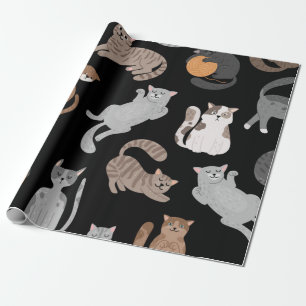 Papier Cadeau Motif de chat