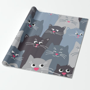 Papier Cadeau Motif de chat