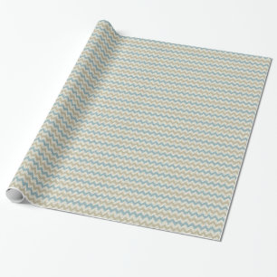 Papier Cadeau Motif de Chevron sur la texture de toile