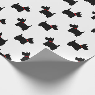 Papier Cadeau Motif de chien de Scottie