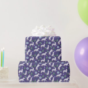 Papier Cadeau Motif de chiens dalmatiens mignons