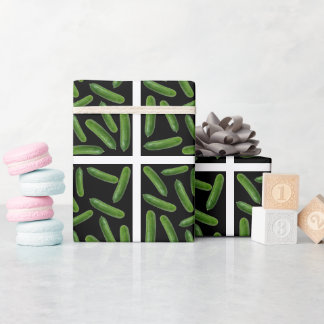 Papier Cadeau Motif de concombre