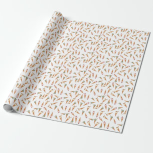 Papier Cadeau Motif de crème glacée cône