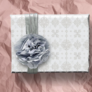 Papier Cadeau Motif de dentelle Rococo