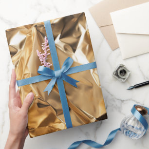 Papier Cadeau Motif de feuille plissée