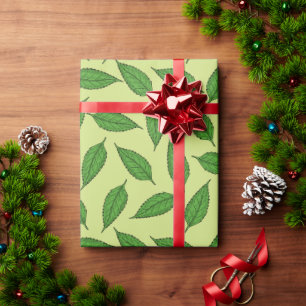 Papier Cadeau Motif De Feuilles, Motif De Feuilles, Feuilles De 