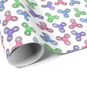 Papier Cadeau Motif de fileur de personne remuante