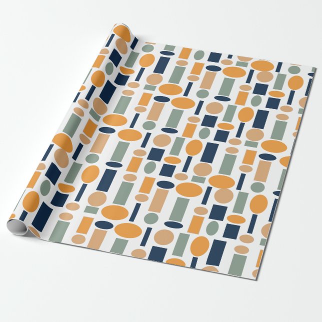 Papier Cadeau Motif de forme  (Déroulé)